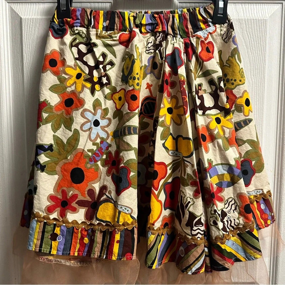 Floral Skirt For Girls Size 10 - Picture 2 of 7